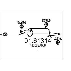 Endschalldämpfer 01.61314 von MTS günstig für 102,74 € online kaufen