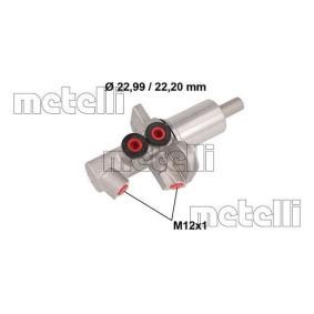 Hauptbremszylinder 05-0547 von METELLI günstig für 92,63 € online kaufen