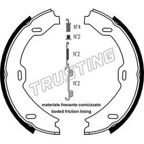 Bremsbackensatz, Feststellbremse 052.128K von TRUSTING günstig für 63,39 € online kaufen