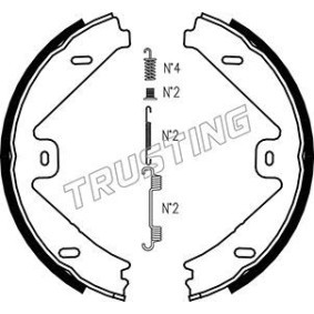 Bremsbackensatz, Feststellbremse 052.137K von TRUSTING günstig für 81,64 € online kaufen