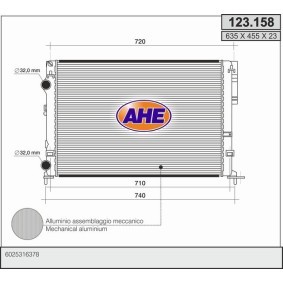 Kühler, Motorkühlung für RENAULT von AHE