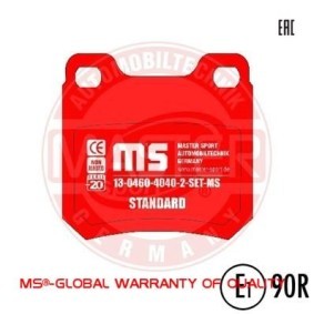 Bremsbeläge 13046040402-SET-MS von MASTER-SPORT günstig für 9,20 € online kaufen