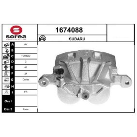 Bremssattel 1674088 von SNRA günstig für 139,23 € online kaufen