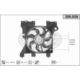 Kühlerlüfter 306.058 von AHE günstig für 97,88 € online kaufen
