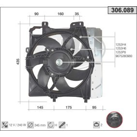 Kühlerlüfter 306.089 von AHE günstig für 132,21 € online kaufen