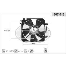 Kühlerlüfter 307.013 von AHE günstig für 180,29 € online kaufen