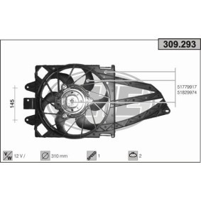 Kühlerlüfter 309.293 von AHE günstig für 126,16 € online kaufen