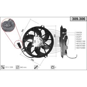 Kühlerlüfter 309.306 von AHE günstig für 153,79 € online kaufen