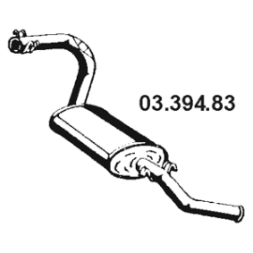 Endschalldämpfer 03.394.83 von EBERSPÄCHER günstig für 101,71 € online kaufen