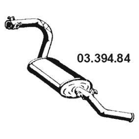Endschalldämpfer 03.394.84 von EBERSPÄCHER günstig für 101,71 € online kaufen