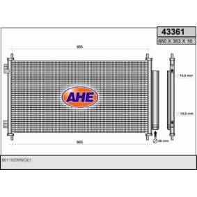 Klimakondensator für HONDA von AHE