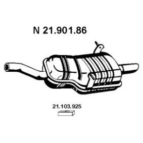 Endschalldämpfer 21.901.86 von EBERSPÄCHER günstig für 247,96 € online kaufen