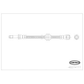 Bremsschlauch für MERCEDES-BENZ von CORTECO