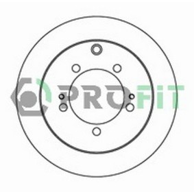 Bremsscheibe 5010-2018 von PROFIT günstig für 24,80 € online kaufen