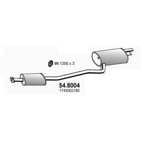 Mittel- / Endschalldämpfer 54.8004 von ASSO günstig für 207,86 € online kaufen