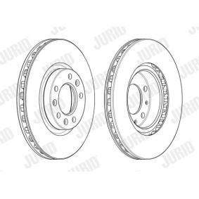 Bremsscheibe 562991JC-1 von JURID günstig für 43,86 € online kaufen