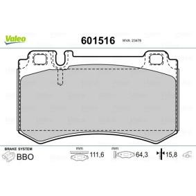 Bremsbeläge 601516 von VALEO günstig für 60,05 € online kaufen