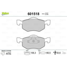 Bremsbeläge 601518 von VALEO günstig für 52,69 € online kaufen