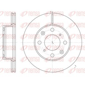 Bremsscheiben des Herstellers KAWE - Originalware Artikelnummer: 6038 10