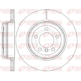 Bremsscheiben des Herstellers KAWE - Originalware Artikelnummer: 61082 10