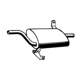 Compre Silenciador de escape de VEGAZ online para SUNNY II Hatchback (N13) a precios moderados