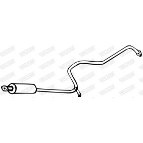 Compre Silenciador intermedio de WALKER online para PRIMERA Traveller (W10) a precios moderados