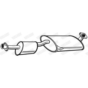 Compre Silenciador intermedio de WALKER online para Frontera Mk I (A) Sport (U92) SUV Cabrio a precios moderados