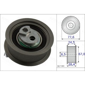 Comprar Polea tensora, correa dentada de AUTEX 654865 a bajo precio de 68,39 €