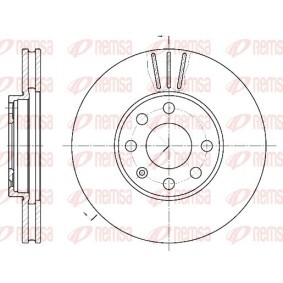 Bremsscheiben des Herstellers KAWE - Originalware Artikelnummer: 6572 10