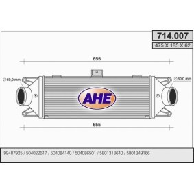 Ladeluftkühler für IVECO von AHE