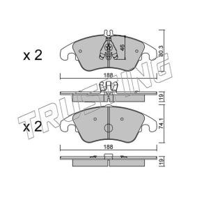 Bremsbeläge 791.2 von TRUSTING günstig für 96,62 € online kaufen