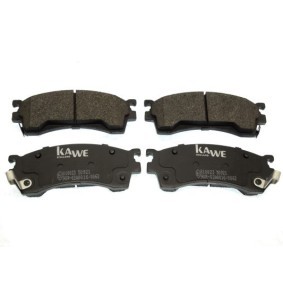 Bremsbeläge des Herstellers KAWE - Originalware Artikelnummer: 810023
