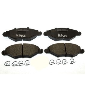 Bremsbeläge des Herstellers KAWE - Originalware Artikelnummer: 810035