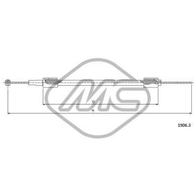 Acquista Cavo comando cofano motore da Metalcaucho 81594 a buon mercato per soli 6,00 €