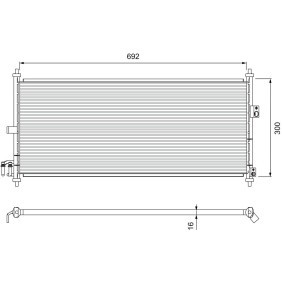 Klimakondensator 817823 von VALEO günstig für 342,48 € online kaufen