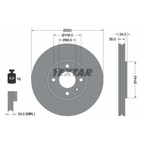 Bremsscheiben und -beläge 89014600 von TEXTAR günstig für 387,67 € online kaufen