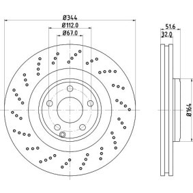 Bremsschlauch 8AH 355 464-251 von HELLA günstig für 26,78 € online kaufen