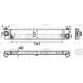 Ladeluftkühler 8ML 376 746-014 von HELLA günstig für 203,67 € online kaufen
