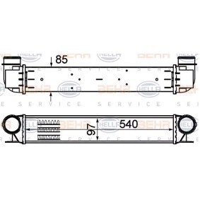Ladeluftkühler 8ML 376 776-154 von HELLA günstig für 171,72 € online kaufen