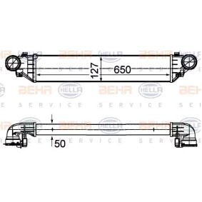 Ladeluftkühler 8ML 376 776-354 von HELLA günstig für 150,34 € online kaufen
