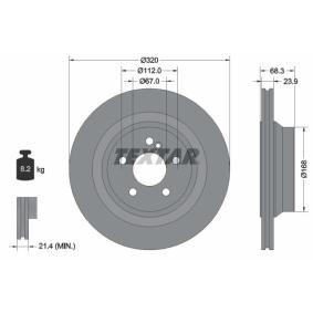 Bremsscheibe 92233705 von TEXTAR günstig für 75,92 € online kaufen