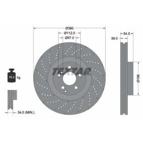 Bremsscheibe 92260305 BRABUS von TEXTAR