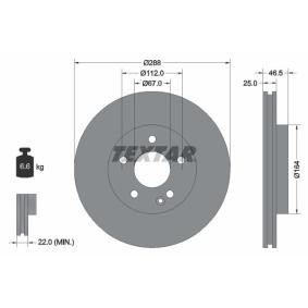 Bremsscheibe 92287705 von TEXTAR günstig für 47,91 € online kaufen