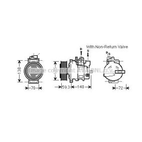 Acquista Compressore aria condizionata da PRASCO AIAK330 a buon mercato per soli 468,40 €