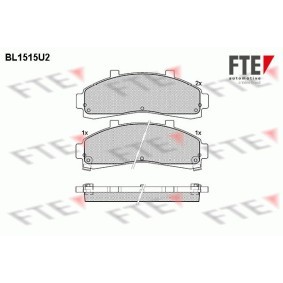 Bremsbeläge BL1515U2 von FTE günstig für 38,24 € online kaufen
