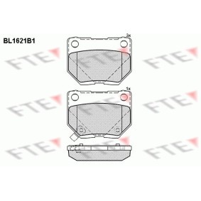 Bremsbeläge BL1621B1 von FTE günstig für 36,04 € online kaufen