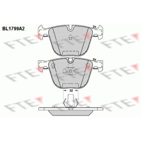 Bremsbeläge BL1799A2 von FTE günstig für 34,50 € online kaufen
