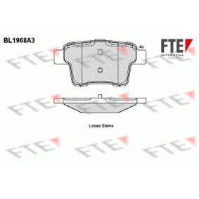 Bremsbeläge für FORD USA von FTE