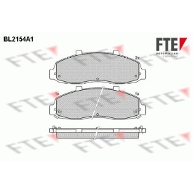 Bremsbeläge BL2154A1 von FTE günstig für 54,14 € online kaufen