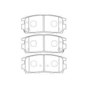 Bremsbeläge BP-1013 von KAVO PARTS günstig für 49,03 € online kaufen